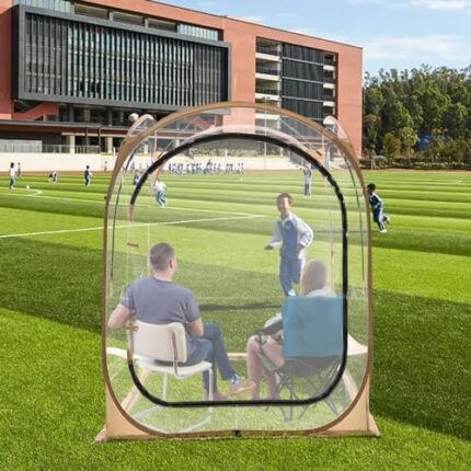 LILYPELLE Sports Tent, Instant Tent Shelter Pop Up Bubble Clear View Tent, Weather Proof Outdoor Bubble Tent for Soccer, Football, and Other Outdoor Events