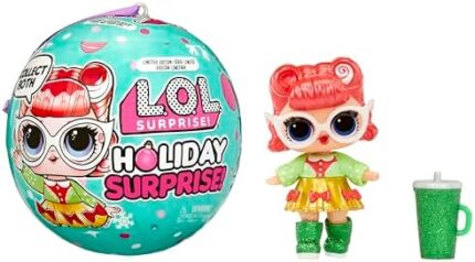 L.O.L. Surprise! Holiday Surprise!- Baking Beauty- with Collectible Doll, 8 Surprises, Holiday Theme, Collectible Dolls, Limited Edition- Great Gift for Girls Age 3+