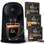 L'OR Barista System Coffee and Espresso Machine with 30 Peet's Cafe Collection Coffee Pods