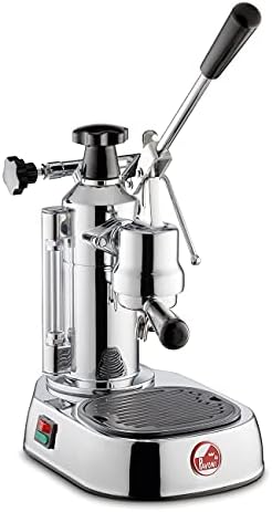 La Pavoni EPC-8 Europiccola 8-Cup Lever Style Espresso Machine, Chrome,Silver