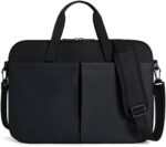 Laptop Bag,BAGSMART 15.6 Inch Laptop Case,Slim Computer Bag for Men,Women Laptop Carrying Case,Classic Messenger Shoulder Bag,Work Bag Laptop Briefcase Business Office Travel,Black