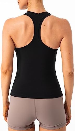 Lavento Women's Racerback Workout Top Active Running Yoga Tank Tops