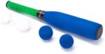 Lemito Sports Kids Foam Baseball Bat + Ball Sets - Indoor Outdoor Playing Toy, Gift for Kids Toddlers Youth 3+, Blue