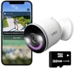 Lorex 4K Spotlight Indoor/Outdoor Wi-Fi 6 Technology Security Camera - with Smart Security Lighting for House, Apartment or Business - Wi-Fi Cameras for Home Security (White) - Free 32GB Micro SD