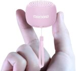 MOMOHO The Smallest Mini Bluetooth Speaker Wireless Small Bluetooth Speaker,Portable Speakers for Home/Outdoor/Travel/ebike,Rechargeable,Compatible with iPhone Samsung (Pink)
