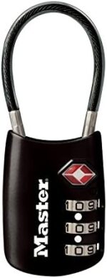 Master Lock TSA Set Your Own Combination Luggage Lock, TSA Approved Lock for Backpacks, Bags and Luggage, Colors May Vary