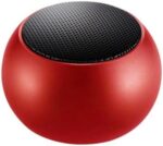 Mini Portable Bluetooth Speaker Wireless Speaker with Stereo Bass Sound, Travel Speaker,Wireless Pairing, Stocking Item (Red)
