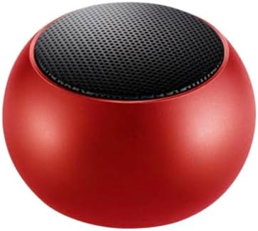 Mini Portable Bluetooth Speaker Wireless Speaker with Stereo Bass Sound, Travel Speaker,Wireless Pairing, Stocking Item (Red)
