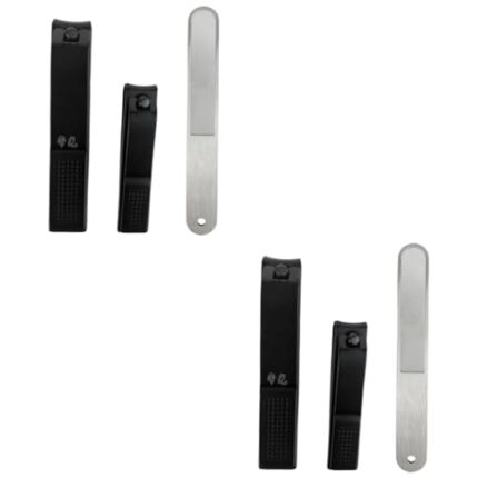 Mipcase 6 Pcs Beauty Kit Black Suit Cosmetology Kit Grooming Kit Manicure Kit Pedicure Nursing Kit