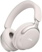 NEW Bose QuietComfort Ultra Wireless Noise Cancelling Headphones with Spatial Audio, Over-the-Ear Headphones with Mic, Up to 24 Hours of Battery Life, White Smoke