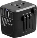 Note: This is not a Converter！This is a Power Adapter, with 3 USB Ports and 1 Type-C Port Travel Worldwide Essentials Wall Charger for US to Europe Germany France Spain Ireland Australia