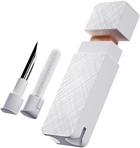 PZOZ Cell Phone Cleaning Kit for AirPods Pro/Pro 2nd/iPhone, 3 PZOZ Cell Phone Cleaning Kit for AirPods Pro/Pro 2nd/iPhone, 3 in 1 Cleaner Tool Accessories fit for Headphone, iPad Jack Lens, Charger Port Hole Plug, Speaker, Earbuds, Samsung Earphones (White)