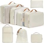 Packing Cubes, 8 Set Luggage Packing Organizers Travel Cubes Suitcase Organizer Bags Set for Travel Accessories