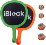 Portable Paddles and Bouncy Balls Set for Kids or Adults’ Indoor Outdoor Activities, Sport Game for Beginner or Intermediate Fun Play, Swing Racket in Beach Pool Backyard Playground Lawn Park or Court