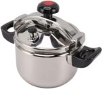 Pressure Cooker Household Open Flame Stew Induction Cooker for Canner Glossy Version for Stoves Explosion Proof Stewed for Pot Pressure Induction Cooktop Pressure Cookers (5L)
