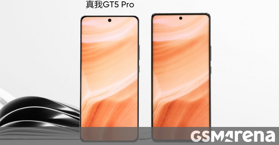 Realme GT5 Pro frontal design officially confirmed