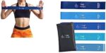 Resistance Bands for Working Out- 5 Pack Loop Exercise Bands with 5 Resistance Levels- Set with Carry Bag- Elastic Workout Bands for Stretching- Fitness Bands for Yoga, Pilates, Rehab