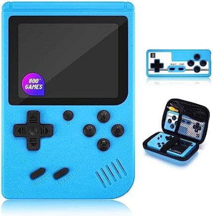 Retro Handheld Game Console,Handheld Game Console， 400+ Classical FC Games,Portable Gaming Kids Electronics with Color case Mini Video Games Gameboy Support Connecting TV & 2 Players,