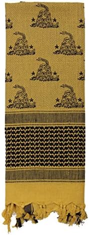 Rothco Gadsden Snake Shemagh Tactical Desert Scarf