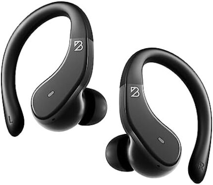 Runner 40- Wireless Earbuds for Small Ears Women, Men. Running Bluetooth Earbuds, Wireless Earbuds for Small Ear Canals with EarHooks, Over the Ear Earbuds Wrap Around Ear Buds for Small Ears Women