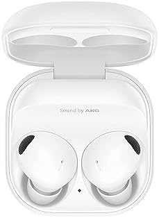 SAMSUNG Galaxy Buds 2 Pro True Wireless Bluetooth Earbuds w/ Noise Cancelling, Hi-Fi Sound, 360 Audio, Comfort Ear Fit, HD Voice, Conversation Mode, IPX7 Water Resistant, US Version, White (Pack of 1)
