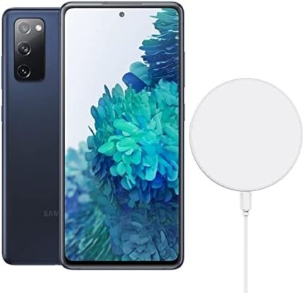 SAMSUNG Galaxy S20 FE 5G (128GB, 6GB) 6.5" AMOLED, Snapdragon 865, IP68 Water Resistant, 4G Volte Fully Unlocked (T-Mobile, AT&T, Verizon, Global) G781W International (w/Fast Wireless Charger, Navy)