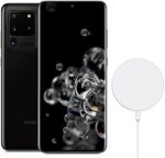 SAMSUNG Galaxy S20 Ultra 5G (128GB, 12GB) 6.9" AMOLED 2X, Snapdragon 865, 108MP Quad Camera, Volte Fully Unlocked (AT&T, T-Mobile, Verizon, Global) G988U1 US Model (w/Fast Wireless Charger, Black)