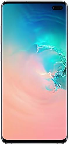 Samsung Galaxy S10+ Factory Unlocked Android Cell Phone | US Version | 1TB of Storage | Fingerprint ID and Facial Recognition | Long-Lasting Battery | Ceramic White