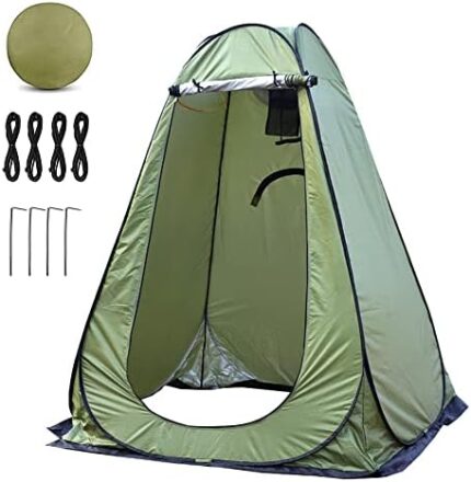 Shower Tent, Pop-Up Privacy Tent, Instant Portable Outdoor Bath Tent,Camp Toilet, Changing Dressing Room Privacy Shelters Room with Carry Bag,Self-unfolding, Foldable(1.5 * 1.5 * 1.9m)