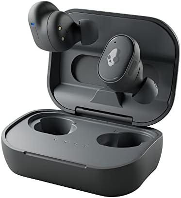 Skullcandy Grind In-Ear Wireless Earbuds, 40 Hr Battery, Skull-iQ, Alexa Enabled, Microphone, Works with iPhone Android and Bluetooth Devices - Chill Grey