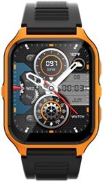 Smart Watch for Men Fitness Tracker, 1.85 Inches HD (Make/Answer Call) Bluetooth Smartwatch for Android Phones iOS Phones Outdoor Waterproof Digital Sport Run Watches Heart Rate Monitor Step Counter
