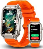 Smart Watch for Men with Call, Fitness Tracker 1.57" Fitness Watch with Blood Oxygen Heart Rate Sleep Monitor, Step Counter SmartWatch for 100+ Sport Modes IP68Waterproof Men's for Android iPhone