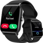 Smart Watches for Men Answer & Dial Call, Alexa Built-in 1.8" Touch Screen Activity Trackers with Fitness Heart Rate Blood Oxygen Sleep Monitor, 100 Sports Modes, IP68 Waterproof for iPhone Android