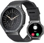 Smart Watches for Men Women with Bluetooth Call, 1.32”HD Touch Screen Fitness Watch with Heart Rate SpO2 Sleep Monitor, Pedometer, IP67 Waterproof Activity Trackers Compatible with Android iOS