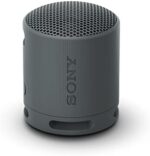 Sony SRS-XB100 Wireless Bluetooth Portable Lightweight Super-Compact Travel Speaker, Extra-Durable IP67 Waterproof & Dustproof, 16 Hour Battery, Versatile Strap, and Hands-Free Calling, Black New