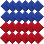 Sotiff 24 Pcs Bean Bags Mini Nylon Cornhole Bean Bags for Kids Tossing Fun Sports Outdoor Family Games Carnival Toy Patriotic Small Beanbags Hand Toss Party Game Supplies for Kids Adults