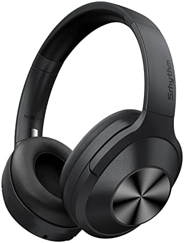 Srhythm NC85 Dynamic Hybrid Noise Canceling Headphones Bluetooth Wireless Over The Ear with HD Sound,Quick Charge,Ultra-Long Playtime,Multi-Modes Switchover