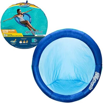 SwimWays Spring Float Papasan Pool Lounger for Swimming Pool