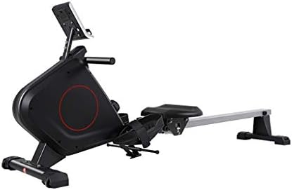 TOE Magnetic Resistance Rowing Machine 8 Tension Adjustment Silent Cardio Training with LCD Display Home Gym Workout 220lbs Max Capacity