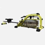 TOE Water Resistance Rowing Machine Silent Cardio Training with LCD Display Home Gym Workout 440lbs Max Capacity
