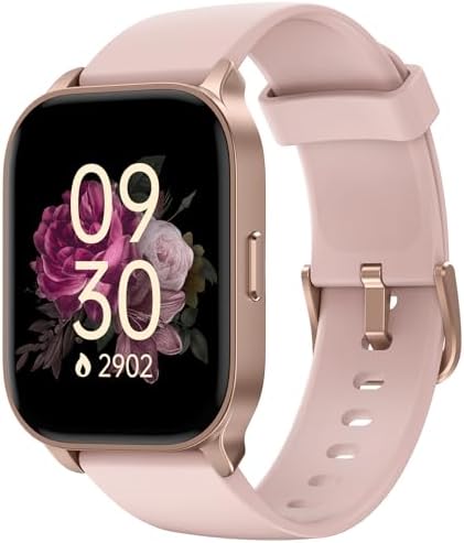 TOOBUR Smart Watch for Women(Answer/Make Calls), Alexa Built-in, Fitness Tracker, Heart Rate/Sleep/Blood Oxygen Tracker/100 Sports/IP68 Waterproof, Smartwatch Compatible Android iPhone