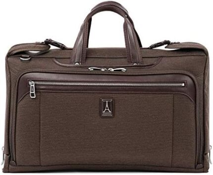 Travelpro Platinum Elite Tri-Fold Carry-On Garment Bag, Men and Women, Rich Espresso, 20-Inch