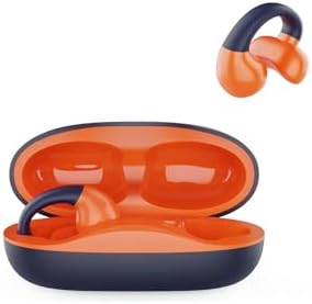 Ttbesmi Open Ear Earbuds Wireless Bluetooth Ear Clip Bone Conduction Headphones Ear Buds Open Ear Clip On Earphones Sports Bone Conducting Induction Earclip Headphones Auriculares De Conduccion Osea