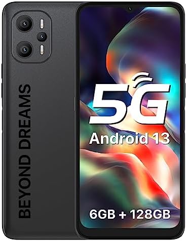 UMIDIGI F3 Pro 5G Unlocked Cell Phones, Android 13 Unlocked Phones, 12(6+6)GB+128GB, 48MP Main Camera, 6.6” FHD+ Display Screen, Octa-Core Processor, 6000mAh Battery, Dual 5G Unlocked Smartphone, NFC