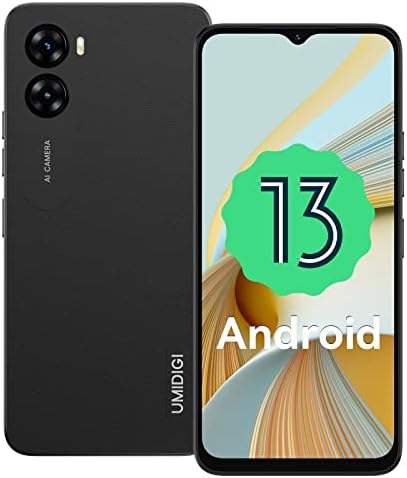 UMIDIGI Unlocked Cell Phone G3 Plus,Android 13 Smartphone，7G(4G+3G)+128G(1TB Expandable), Dual Sim 4G LTE Mobile Phone,Octa Core,6.52" HD+,5150mAh, Dual Speaker,Long Battery Life,Smartphone Unlocked