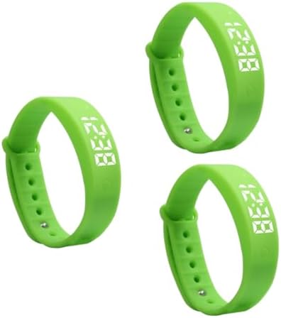 Unomor 2pcs Activity Fitness Watch Fitness Band Heart Rate Wristband Blood Sports Wristband Bracelet Watch