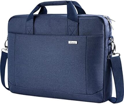 Voova 17 17.3 Inch Laptop Bag Briefcase, Expandable Multi-function Shoulder Messenger Bag, Waterproof Computer Carrying Case with Organizer Pocket for Men Women, Business Travel College School