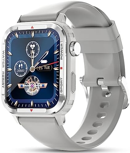 WalkerFit M2 Pro Smart Watch for Men, Fitness Tracker Watch Heart Rate Monitor, Step Activity Tracker and Smartwatch for iPhone Compatible Android,Reloj Inteligente para Hombre,Waterproof Da Fit Watch