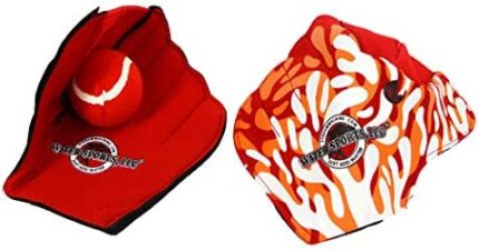 Water Sports ItzaMittCatch Glove and Ball Catch Set with 2 Mitts and a Ball For Outdoor Pool & Beach Fun (Color May Vary) , Red