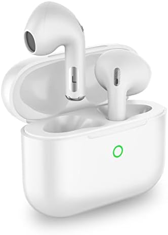 Wireless Earbud Bluetooth5.3 Headphones with Charging Case, IPX7 Waterproof, in-Ear Earbuds Built-in 4 Mics, 32H Playtime, High-Fidelity Stereo Earphones, Noise Reduction Headsets for Sports and Work